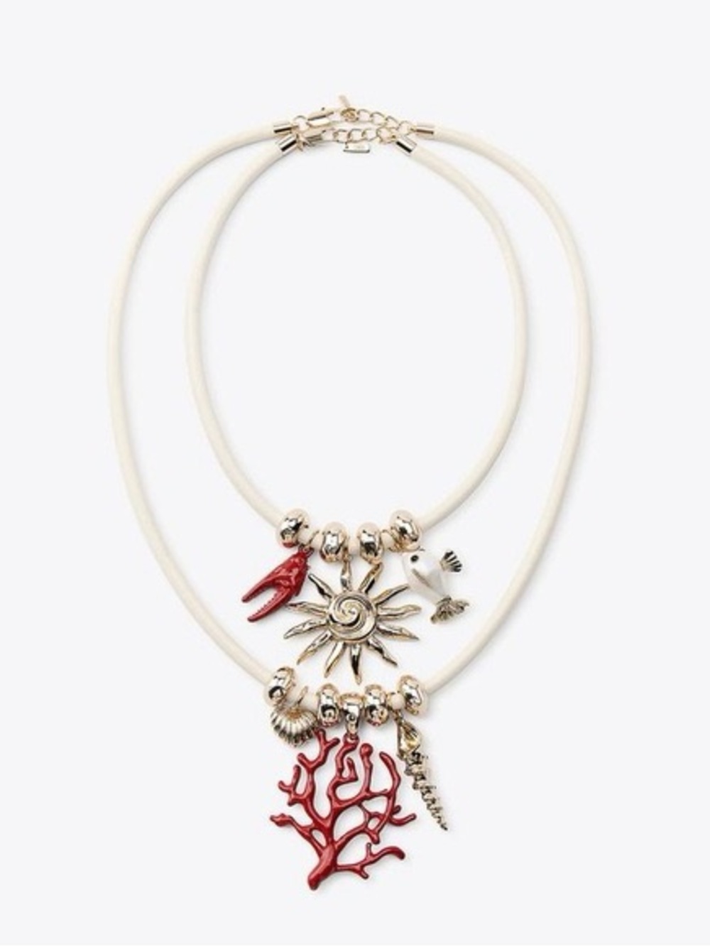 Zara Golden Pack of Two Sea Cord Necklaces